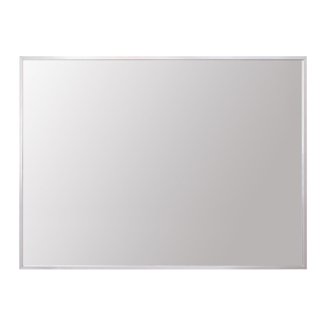 Grace Rectangle Mirror in Silver by Elegant