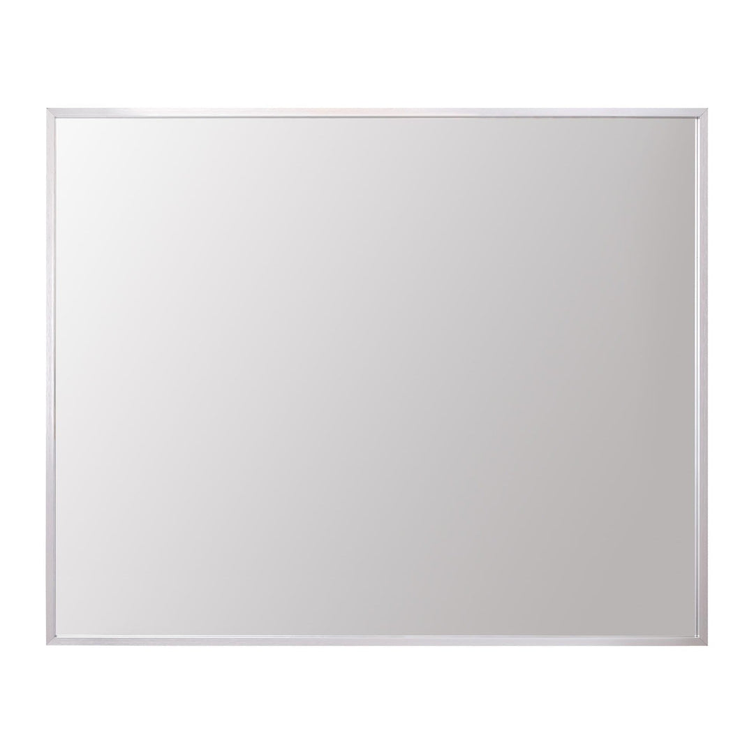 Grace Rectangle Mirror in Silver by Elegant