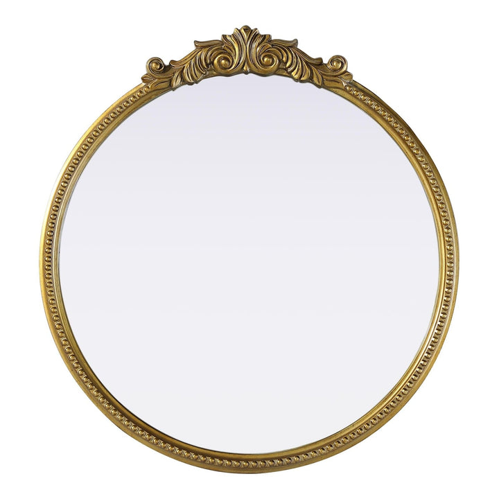 Wall Mirror in Antique Brass by Elegant