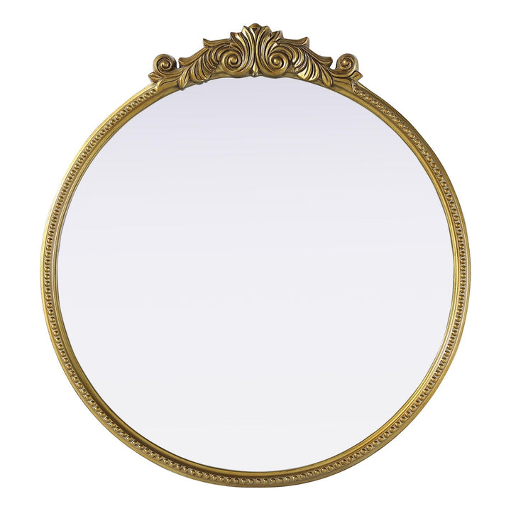 Wall Mirror in Antique Brass by Elegant