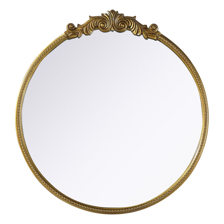 Wall Mirror in Antique Brass by Elegant
