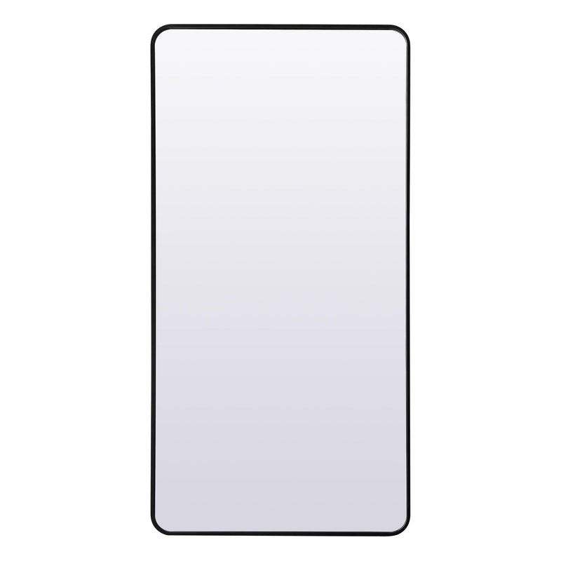 Soft Corner Metal Rectangle Full Length Mirror