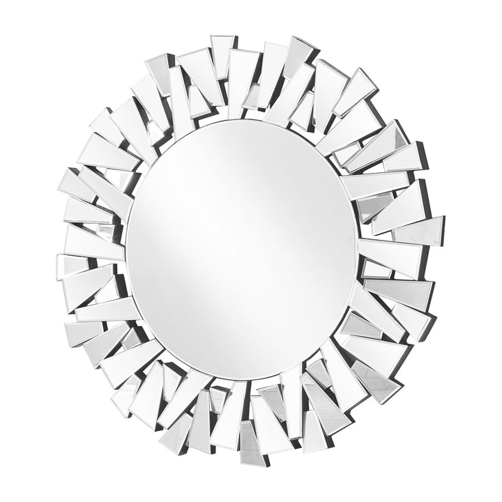 Sparkle Round Mirror, 31.5", by Elegant