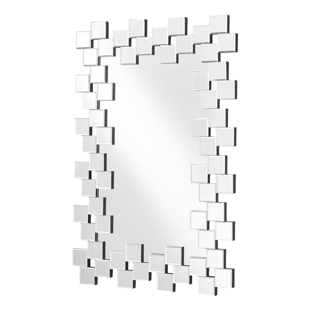 Sparkle Square Mirror by Elegant