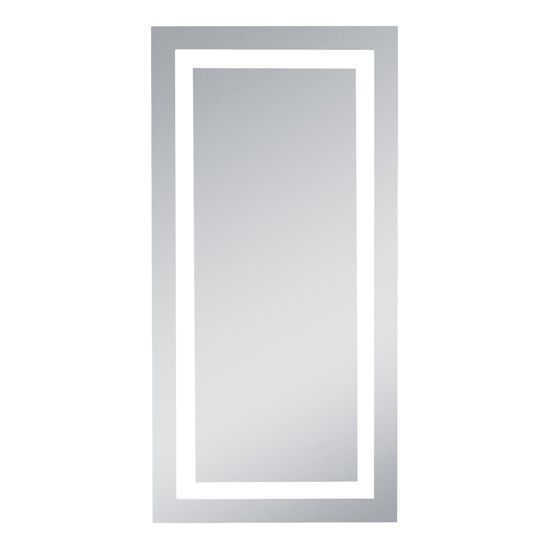 Frameless LED Rectangle Mirror II, 20" W x 40" H / 5000K, by Elegant