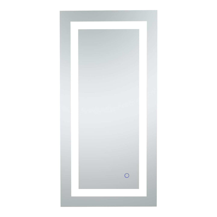 Helios Rectangle LED Mirror, 18" W x 36" H, by Elegant