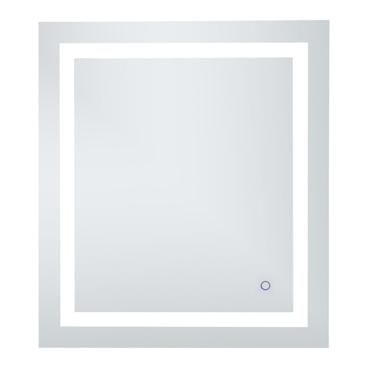 Helios Rectangle LED Mirror, 27" W x 30" H, by Elegant