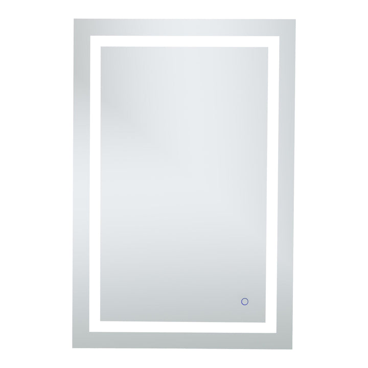 Helios Rectangle LED Mirror, 27" W x 40" H, by Elegant