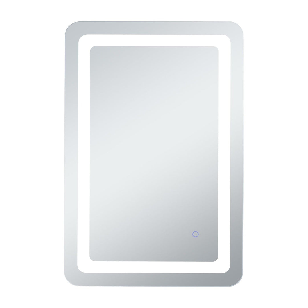 Genesis Rectangle LED Mirror, 18" W x 30" H, by Elegant