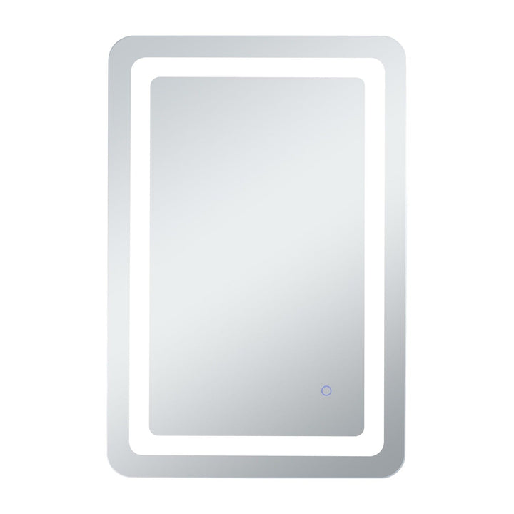 Genesis Rectangle LED Mirror, 18" W x 30" H, by Elegant