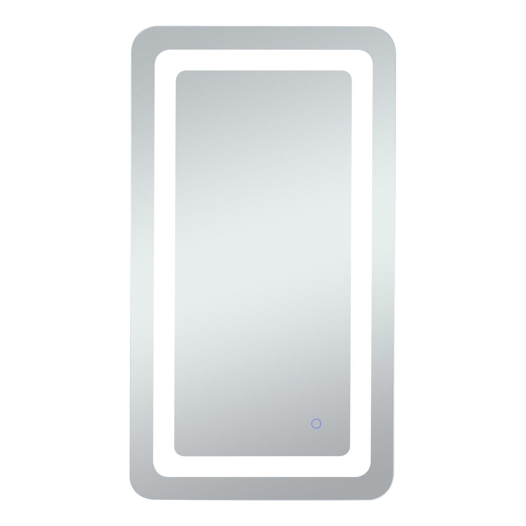 Genesis Rectangle LED Mirror, 20" W x 36" H, by Elegant