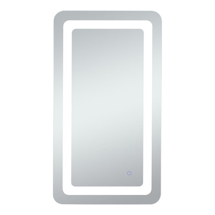 Genesis Rectangle LED Mirror, 20" W x 36" H, by Elegant