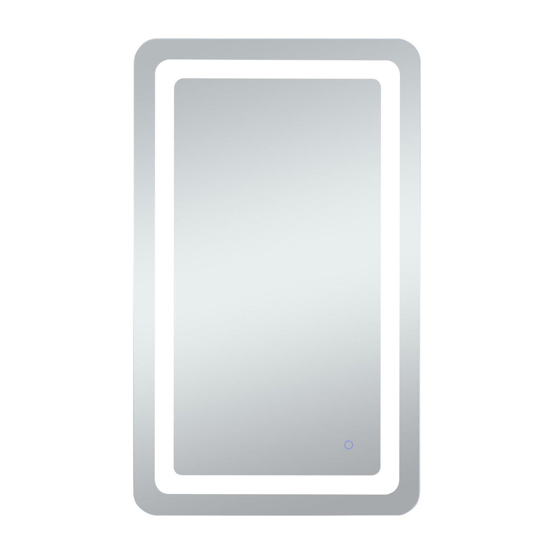 Genesis Rectangle LED Mirror, 20" W x 40" H, by Elegant