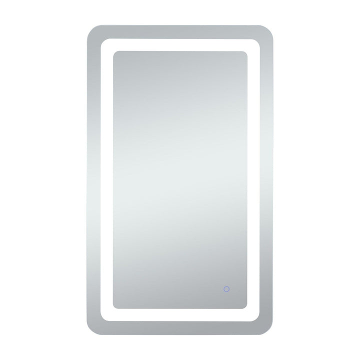 Genesis Rectangle LED Mirror, 20" W x 40" H, by Elegant