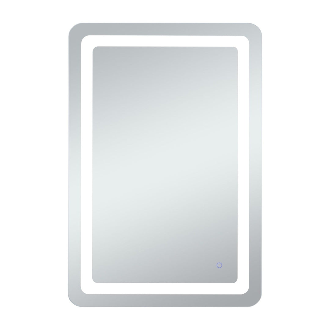 Genesis Rectangle LED Mirror, 24" W x 40" H, by Elegant