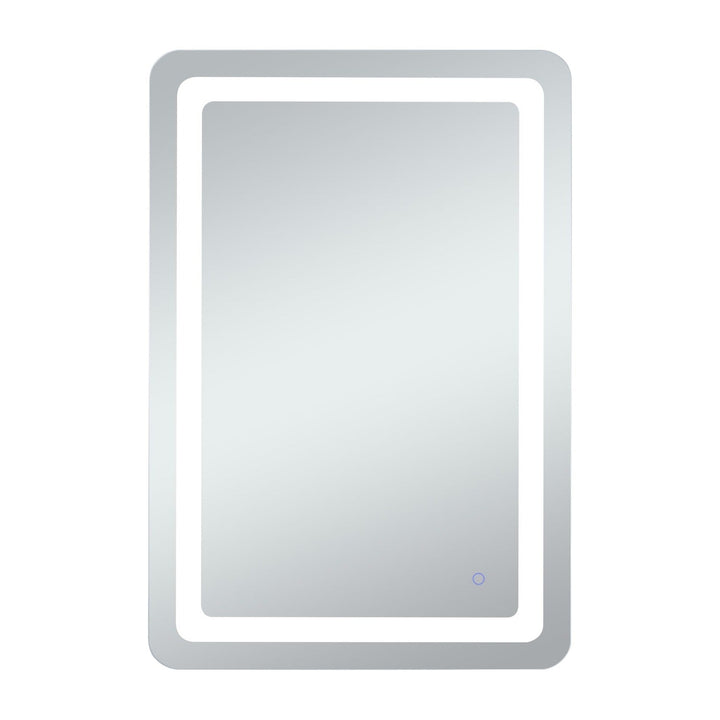 Genesis Rectangle LED Mirror, 24" W x 40" H, by Elegant