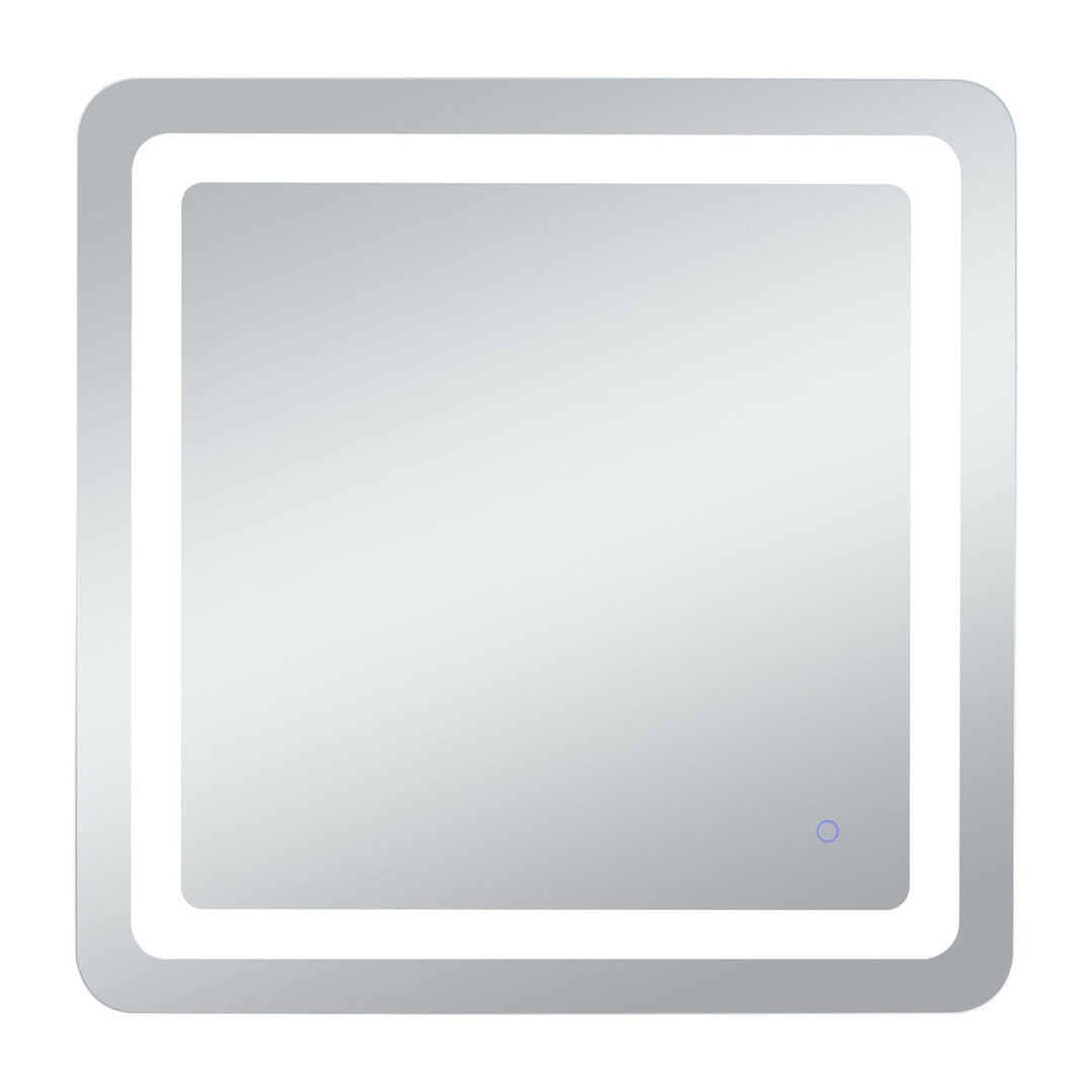 Genesis Rectangle LED Mirror, 30", by Elegant