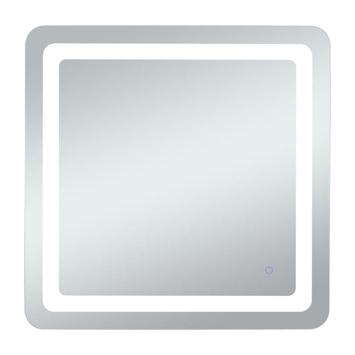 Genesis Rectangle LED Mirror, 30", by Elegant