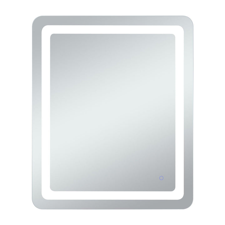 Genesis Rectangle LED Mirror, 30" W x 36" H, by Elegant