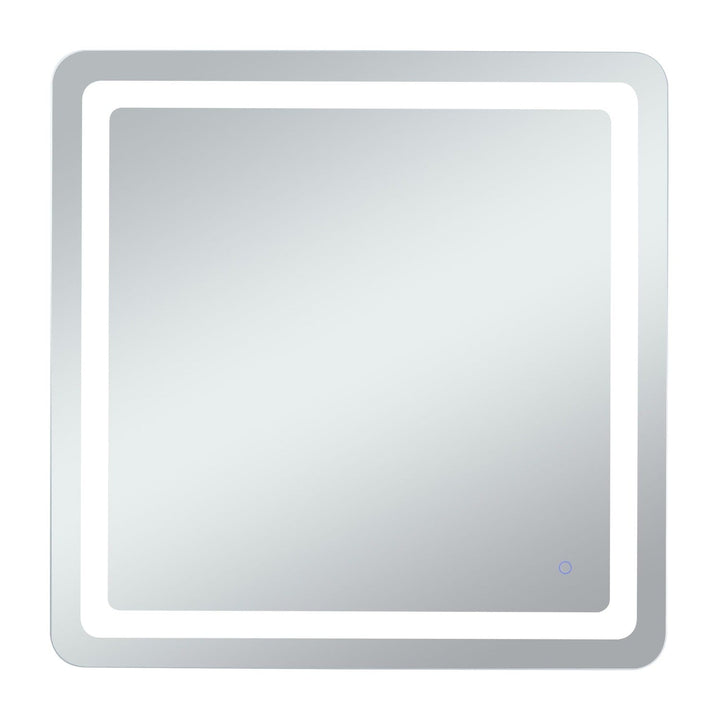 Genesis Rectangle LED Mirror, 36", by Elegant