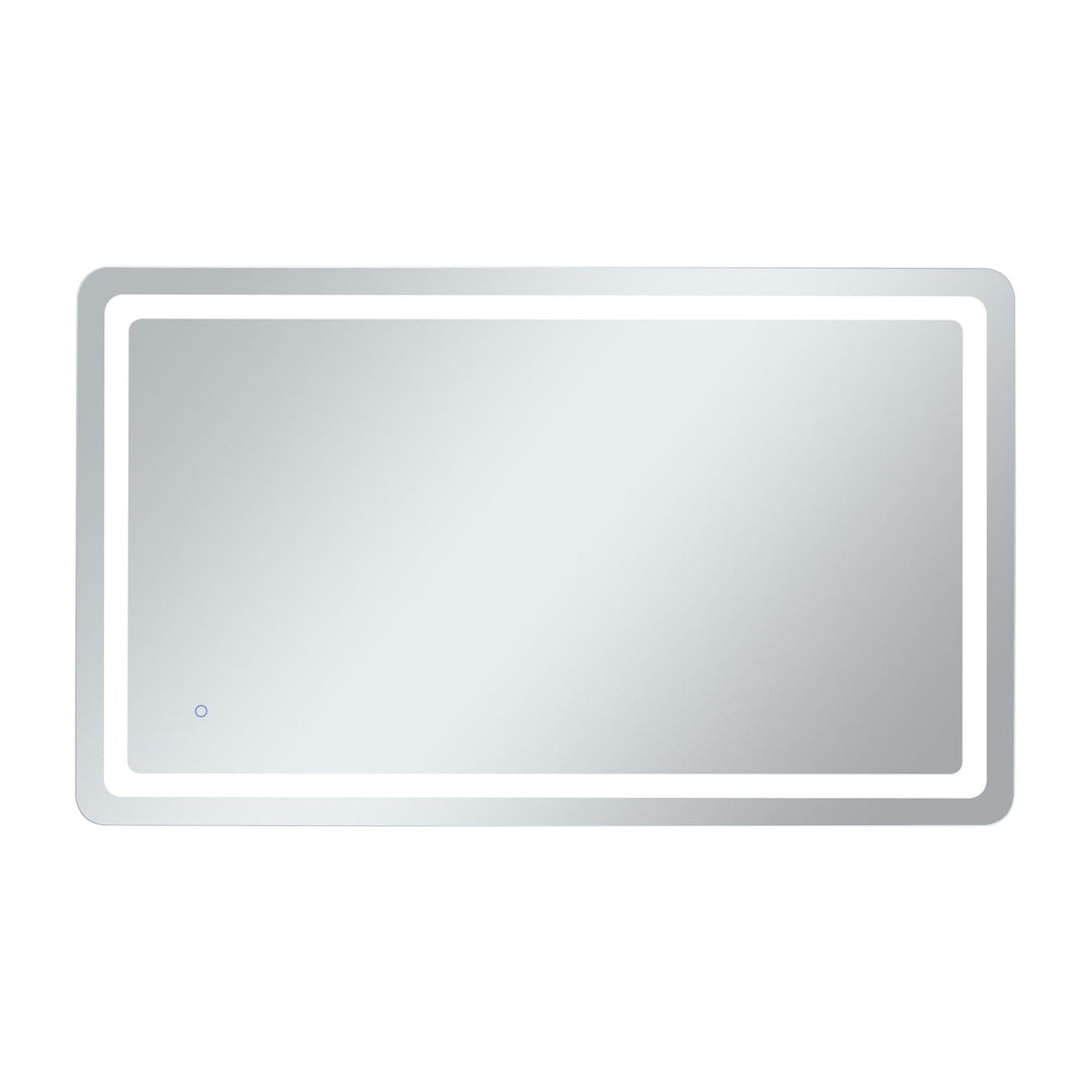 Genesis Rectangle LED Mirror, 36" W x 60" H, by Elegant