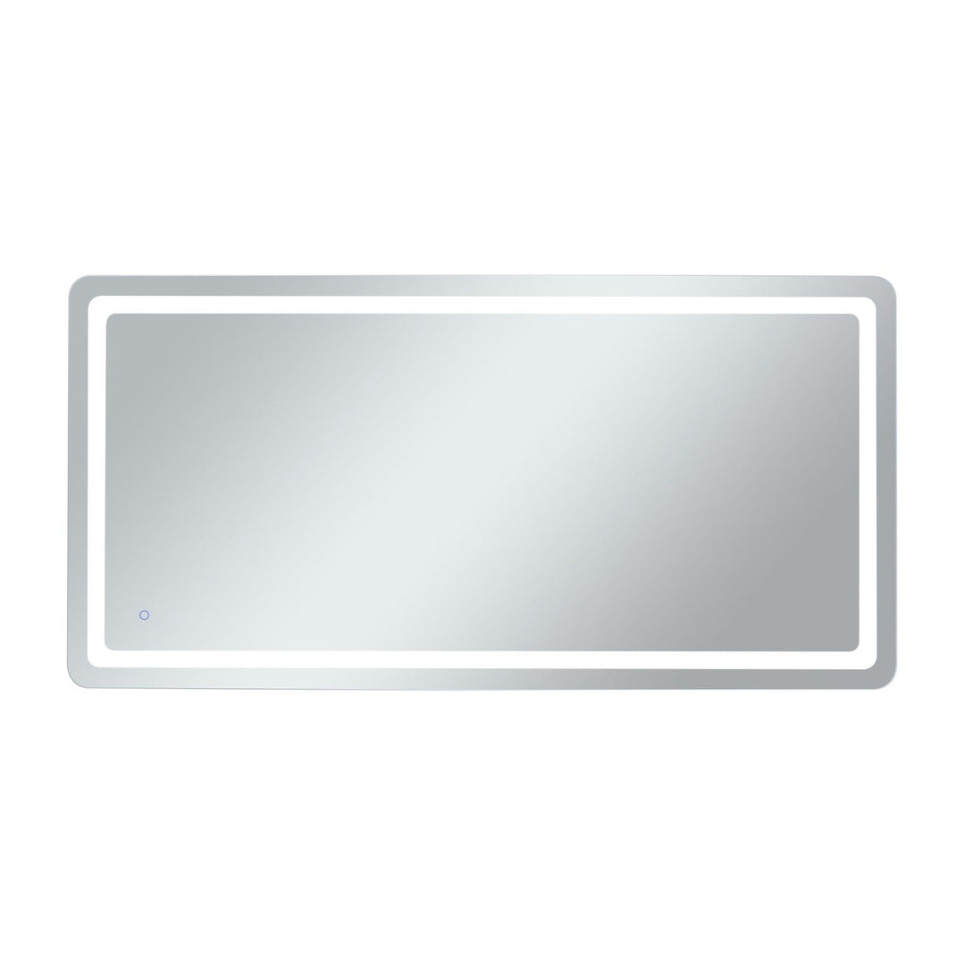 Genesis Rectangle LED Mirror, 36" W x 72" H, by Elegant