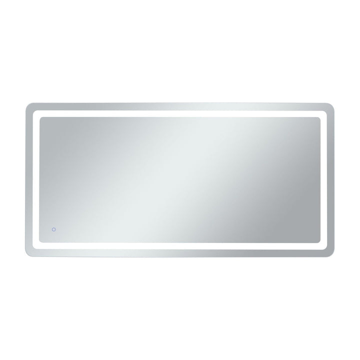 Genesis Rectangle LED Mirror, 36" W x 72" H, by Elegant