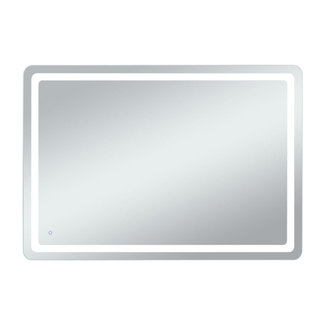 Genesis Rectangle LED Mirror, 42" W x 60" H, by Elegant