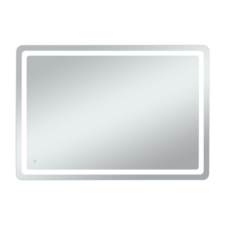 Genesis Rectangle LED Mirror, 42" W x 60" H, by Elegant