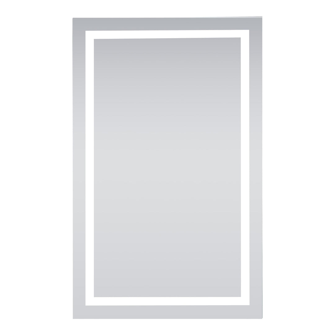 Frameless LED Rectangle Mirror, 32" W x 48" H, by Elegant