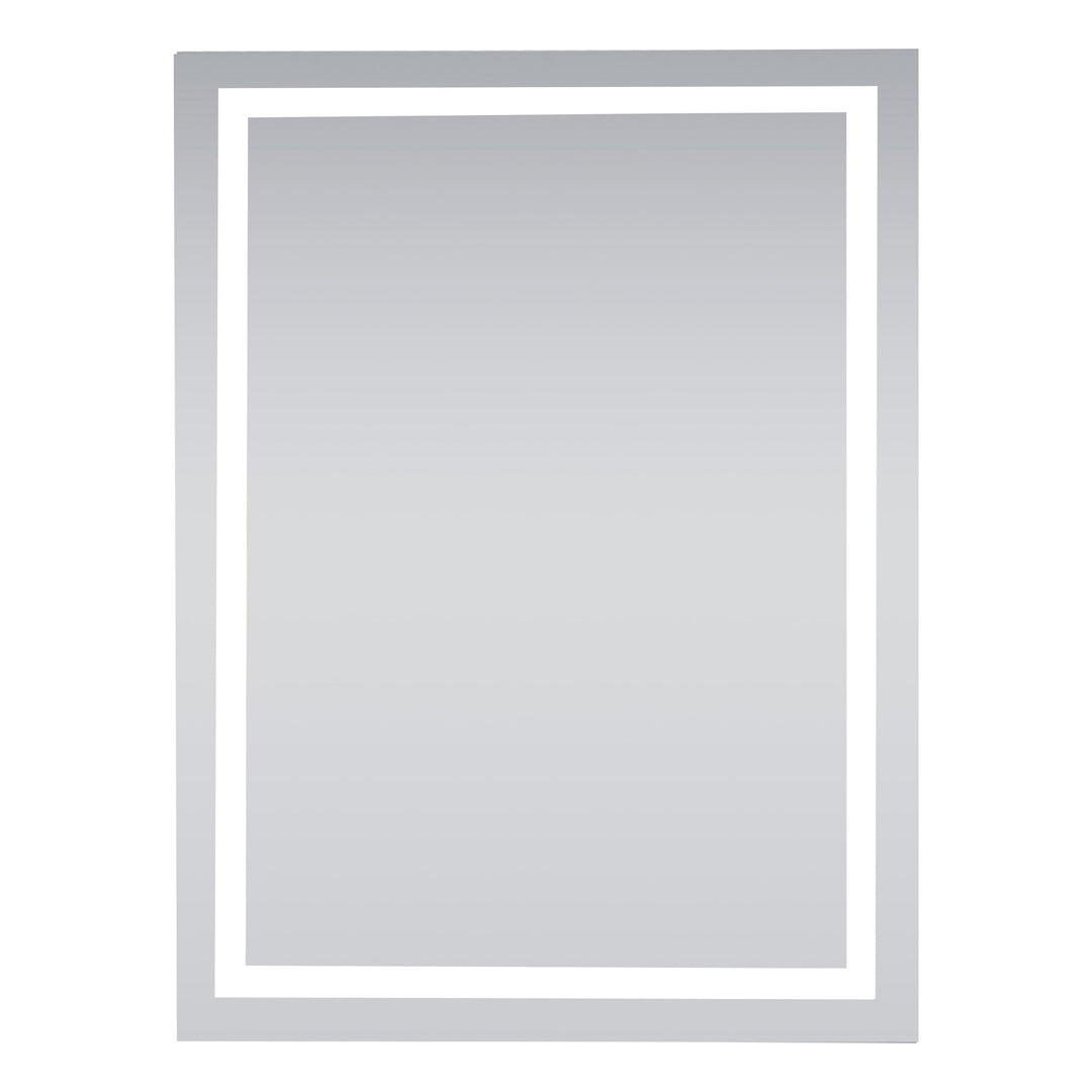 Frameless LED Rectangle Mirror, 36" W x 48" H, by Elegant