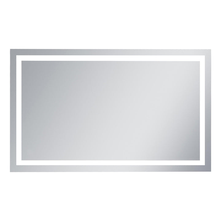 Frameless LED Rectangle Mirror, 36" W x 60" H, by Elegant
