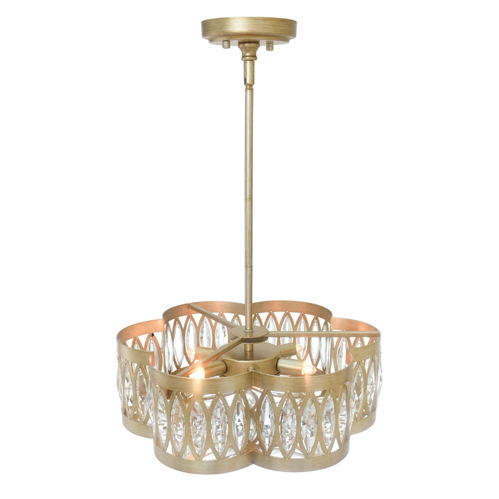Nova - Chandelier with Crystals
