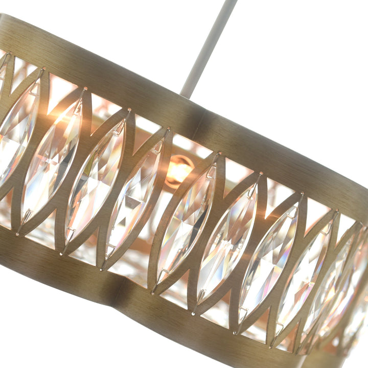 Nova - Chandelier with Crystals