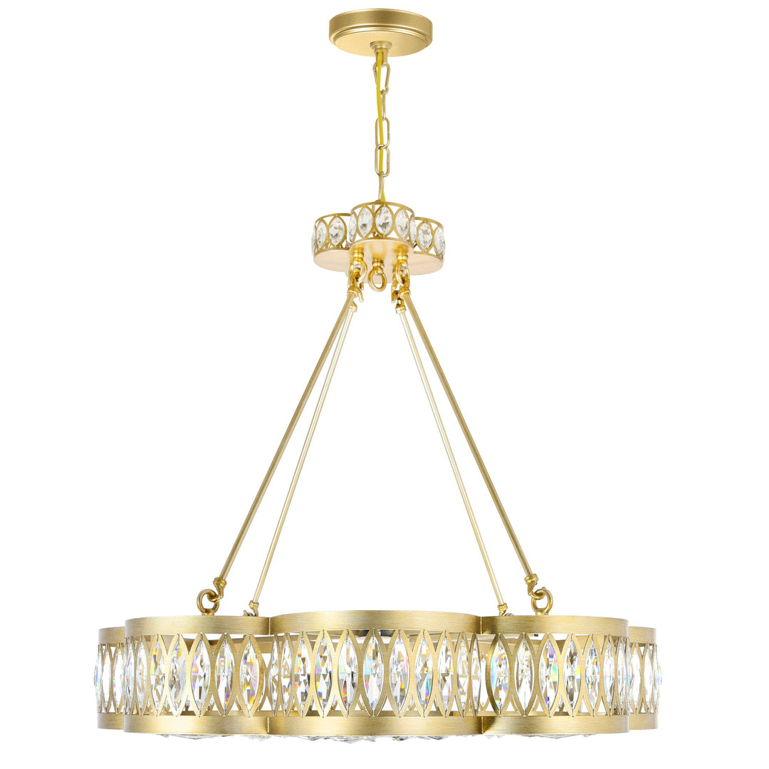Nova - Chandelier with Crystals