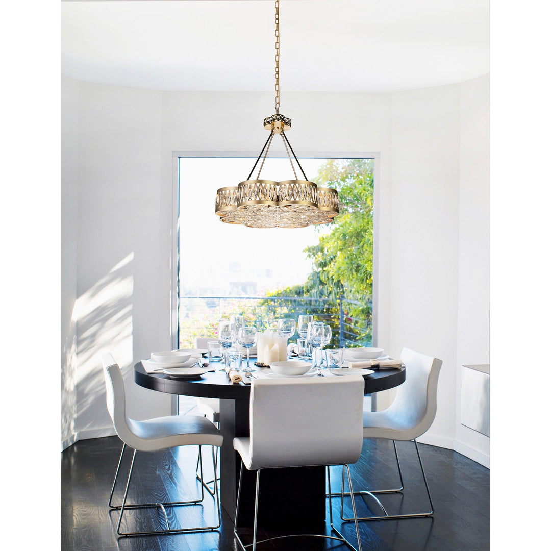 Nova - Chandelier with Crystals