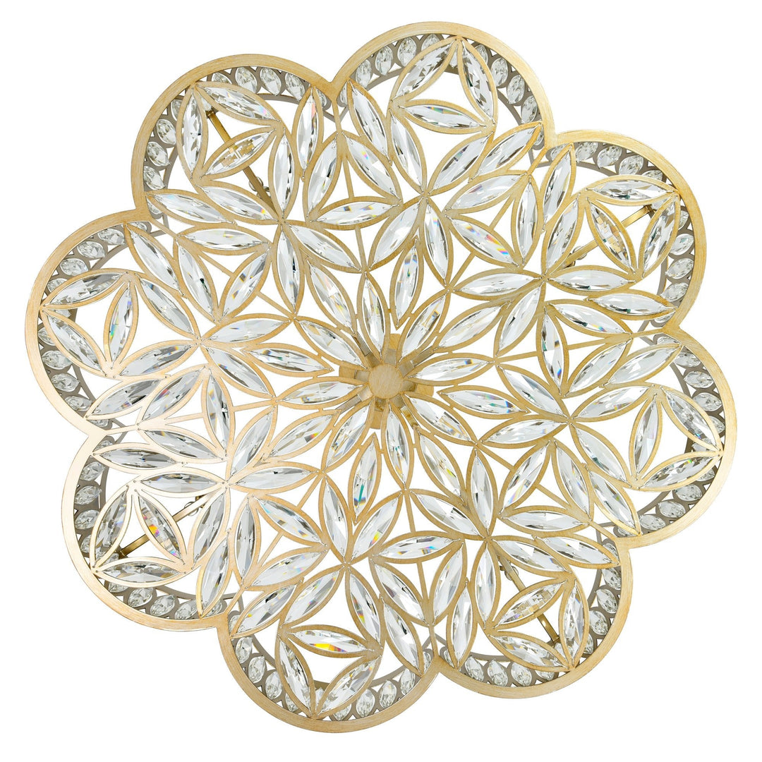 Nova - Chandelier with Crystals