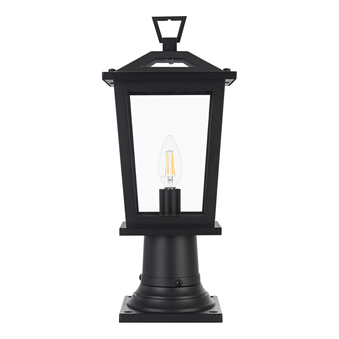 Berks Outdoor Post Light, 16.5" H, by Elegant