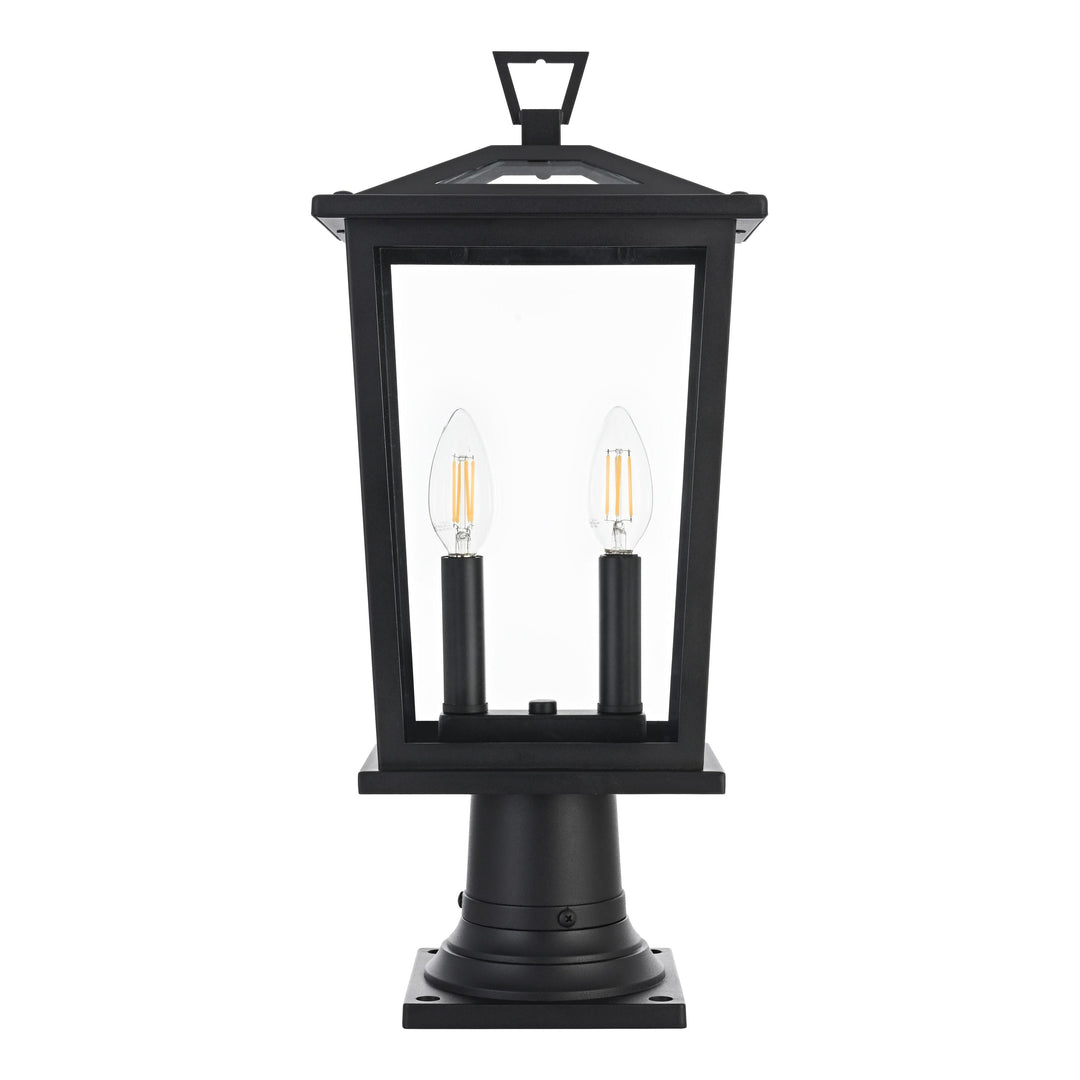 Berks Outdoor Post Light, 19.5" H, by Elegant