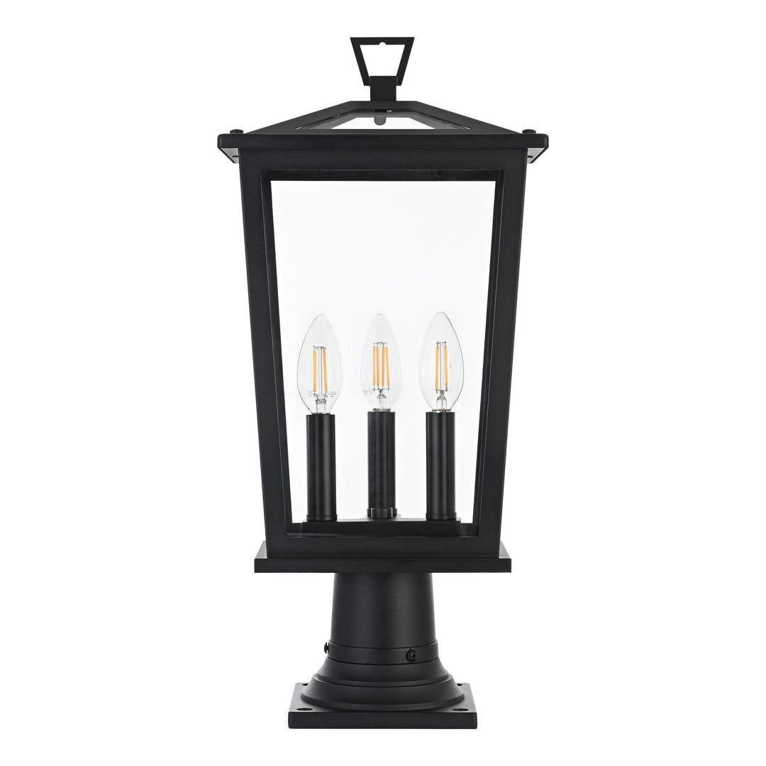 Berks Outdoor Post Light, 20.5" H, by Elegant