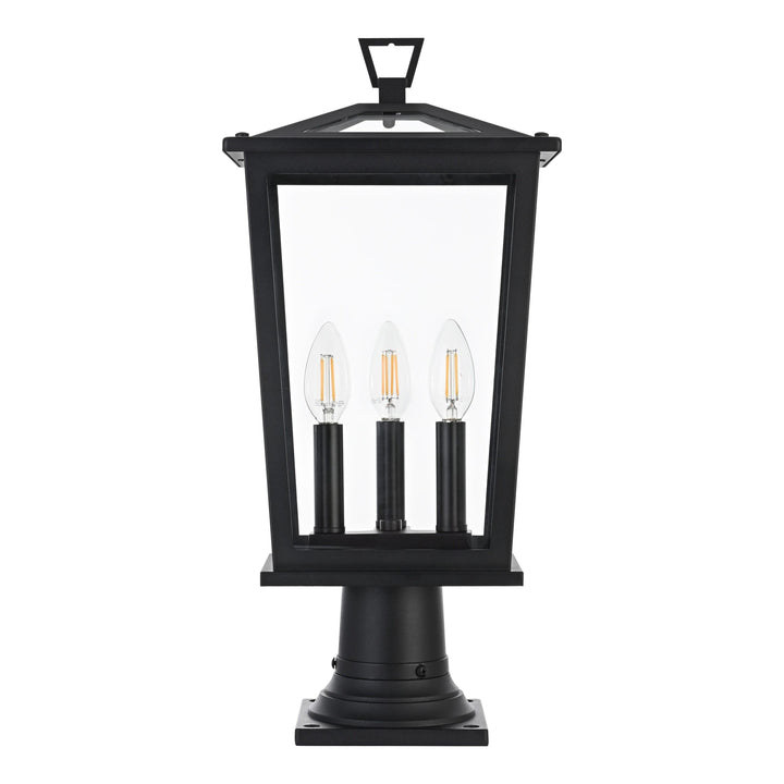 Berks Outdoor Post Light, 20.5" H, by Elegant