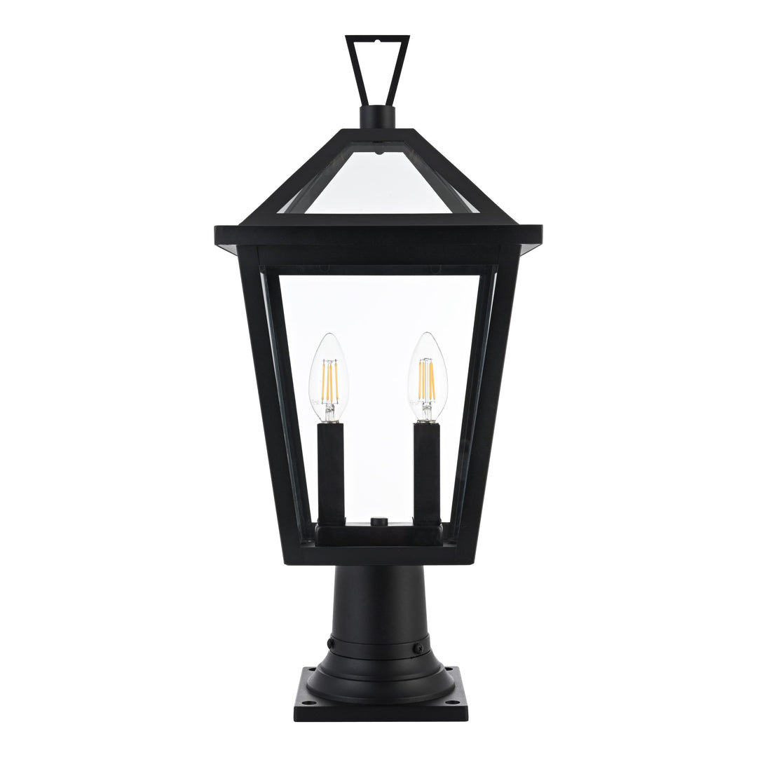 Frankford Outdoor Post Light, 22" H, by Elegant