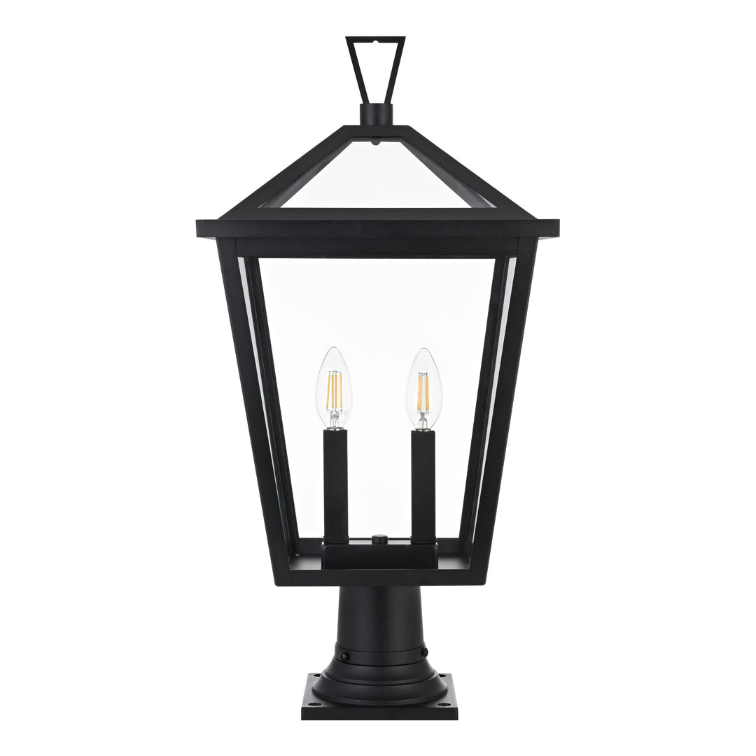 Frankford Outdoor Post Light, 24" H, by Elegant