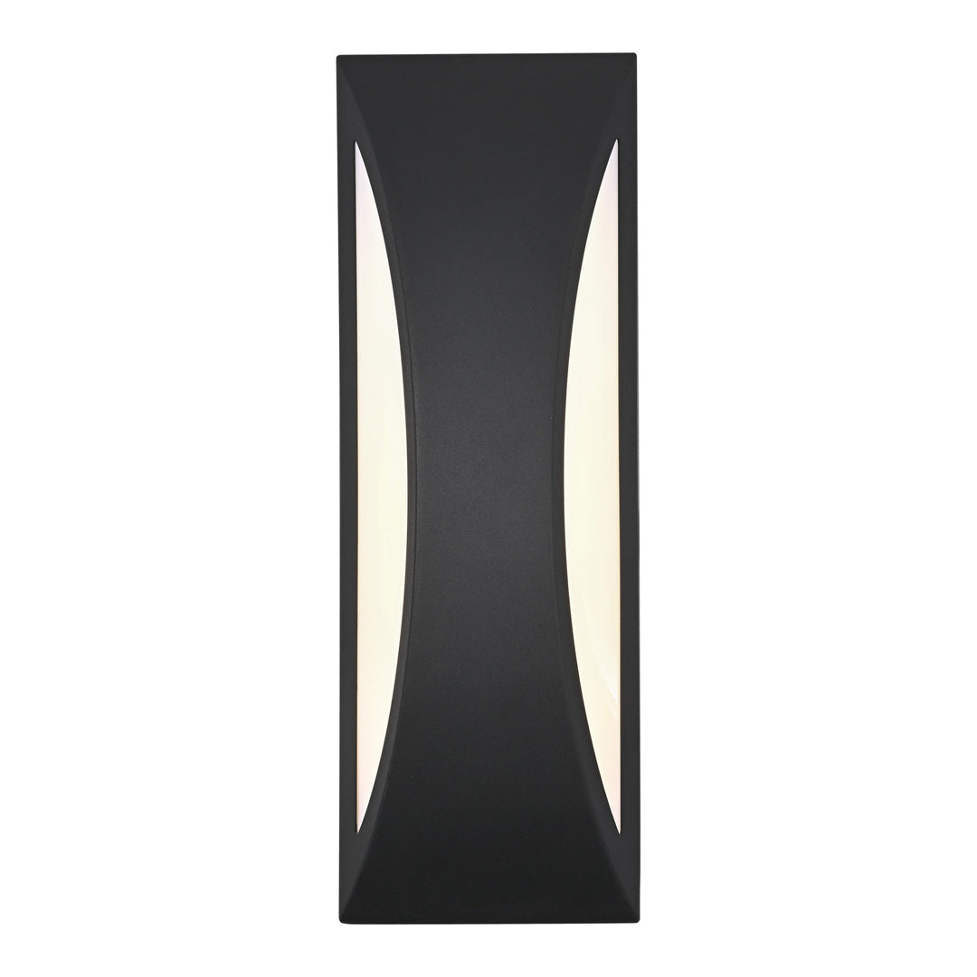 Zayn Outdoor Wall Light, OD407W14BK, by Elegant