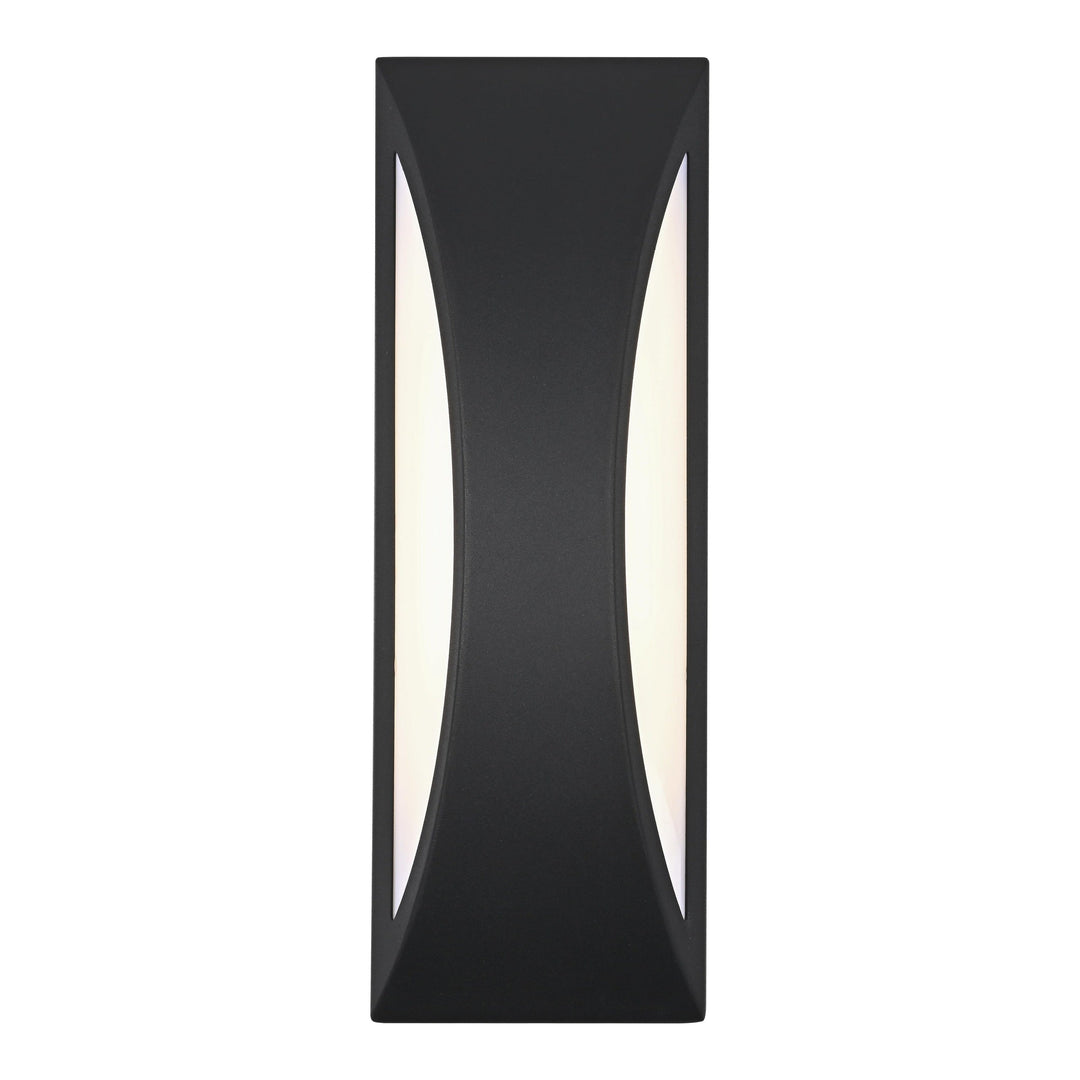 Zayn Outdoor Wall Light, OD407W18BK, by Elegant