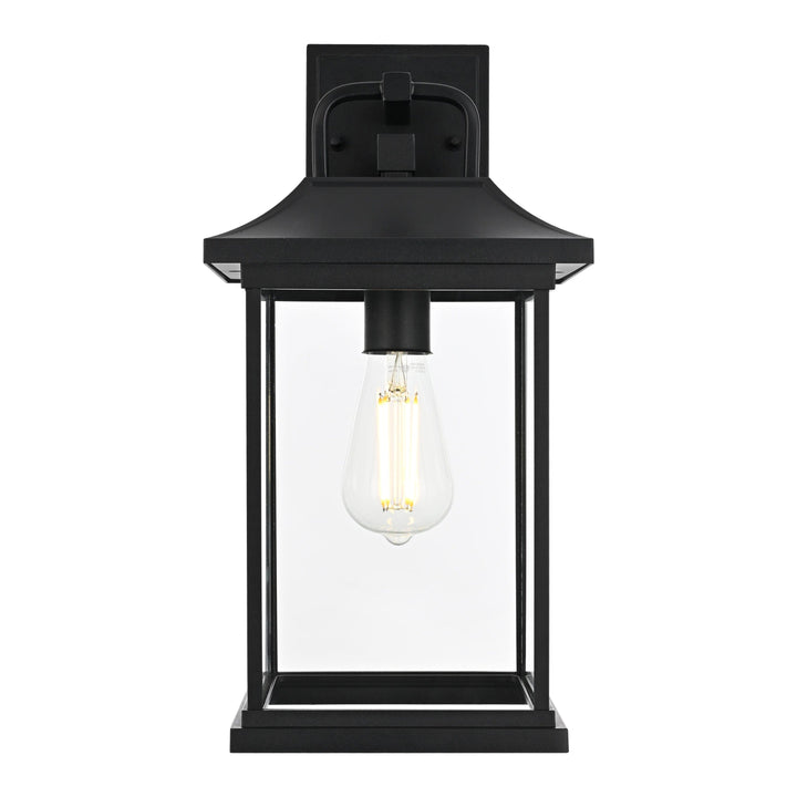 Saul Outdoor Wall Light, 16" H, by Elegant