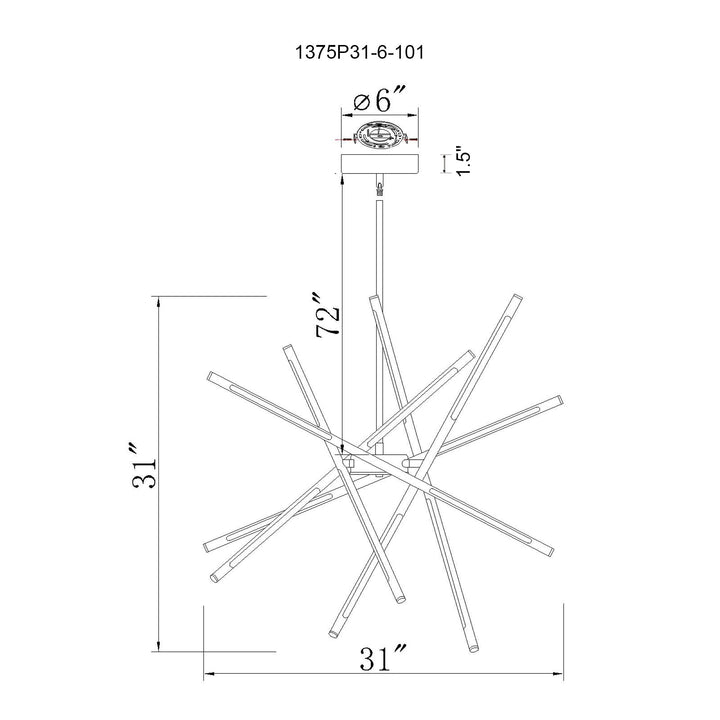 Oskil - LED Chandelier