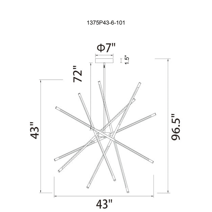 Oskil - LED Chandelier