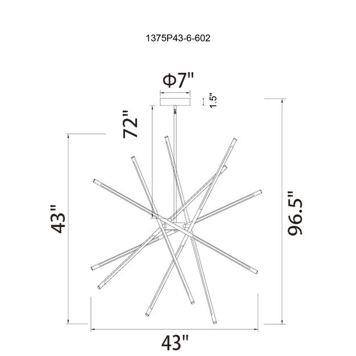 Oskil - LED Chandelier