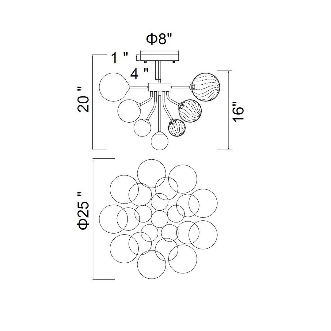 Pallocino - Flush Mount